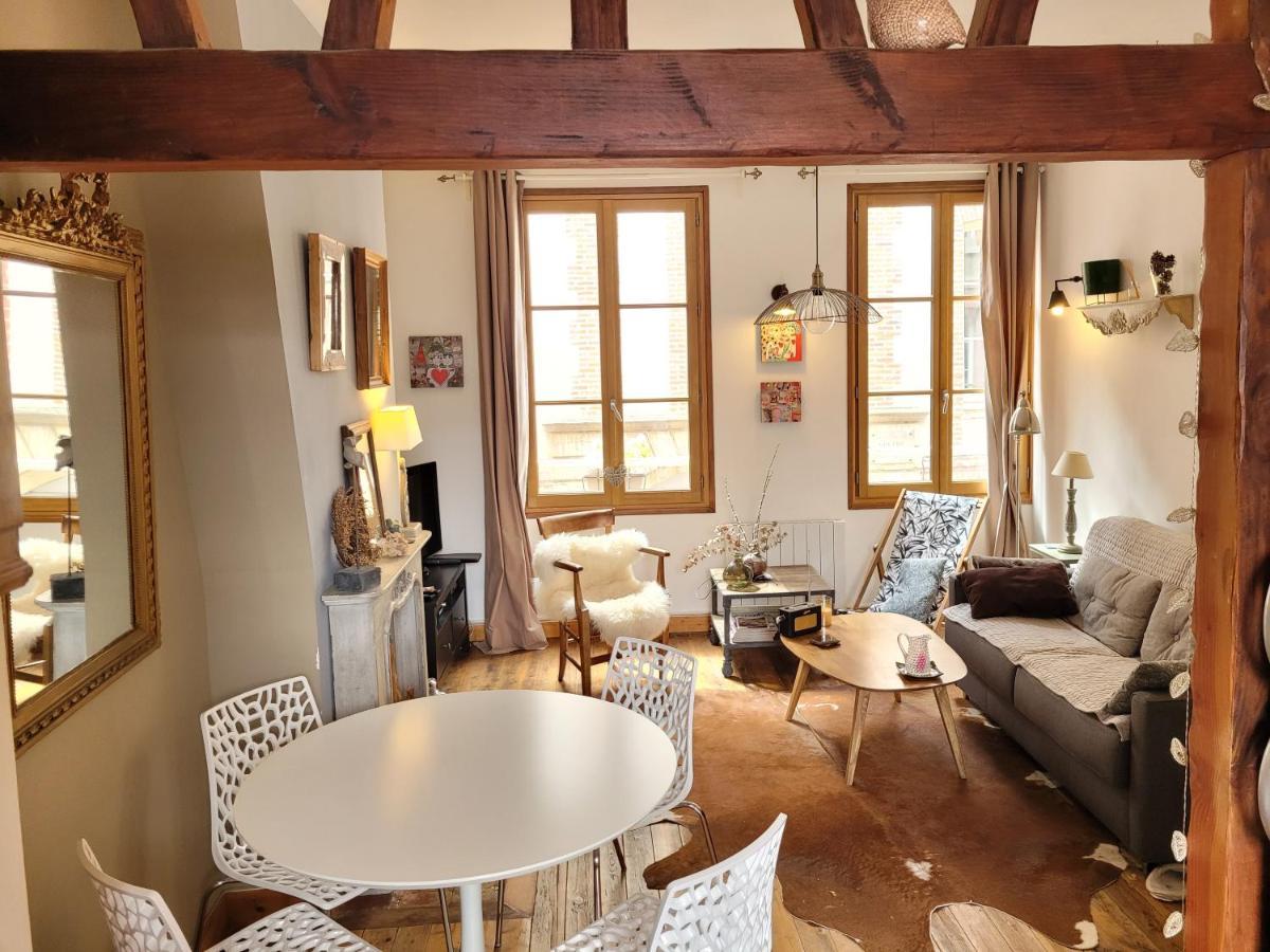 Le Valentin - Parking Prive Offert - Coeur Historique -La Clef De Honfleur Apartman Kültér fotó