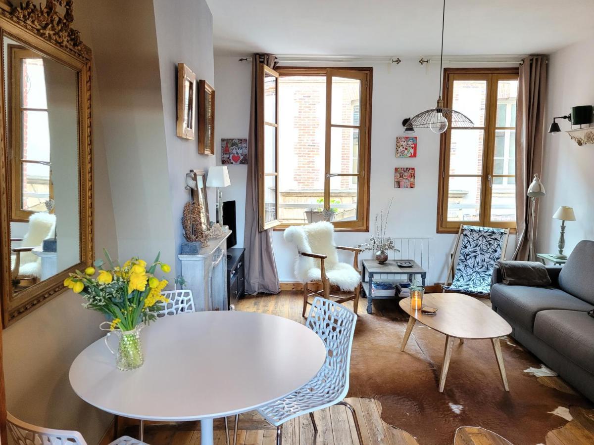 Le Valentin - Parking Prive - Coeur Historique - La Clef De Honfleur Apartman Kültér fotó
