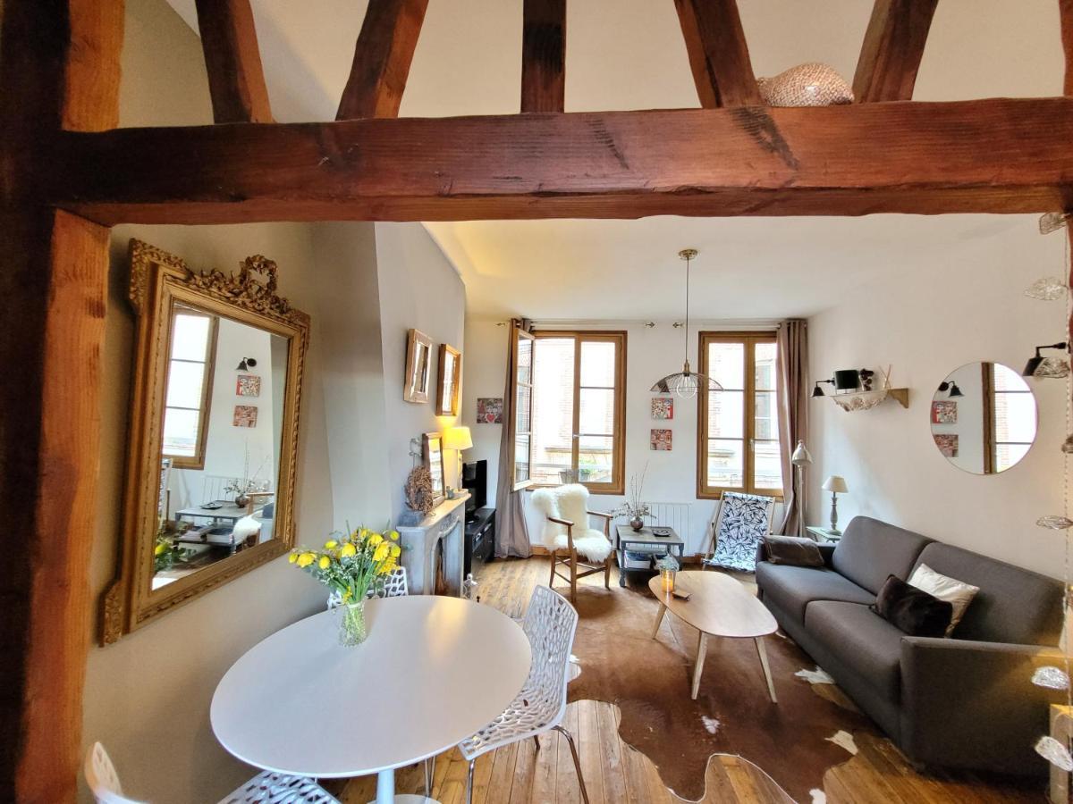 Le Valentin - Parking Prive - Coeur Historique - La Clef De Honfleur Apartman Kültér fotó
